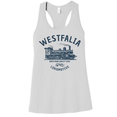 Westfalia Westfalen Lokomotive Train Women's Racerback Tank