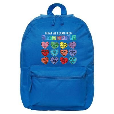 What We Learn From Black History 16 in Basic Backpack