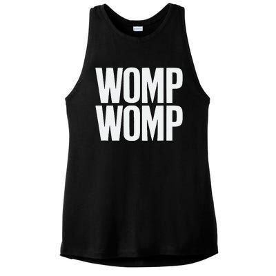 Womp Womp Meme Humor Quote Graphic Top Ladies PosiCharge Tri-Blend Wicking Tank