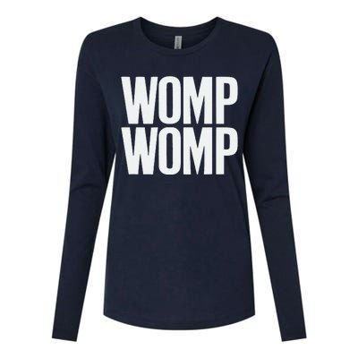 Womp Womp Meme Humor Quote Graphic Top Womens Cotton Relaxed Long Sleeve T-Shirt