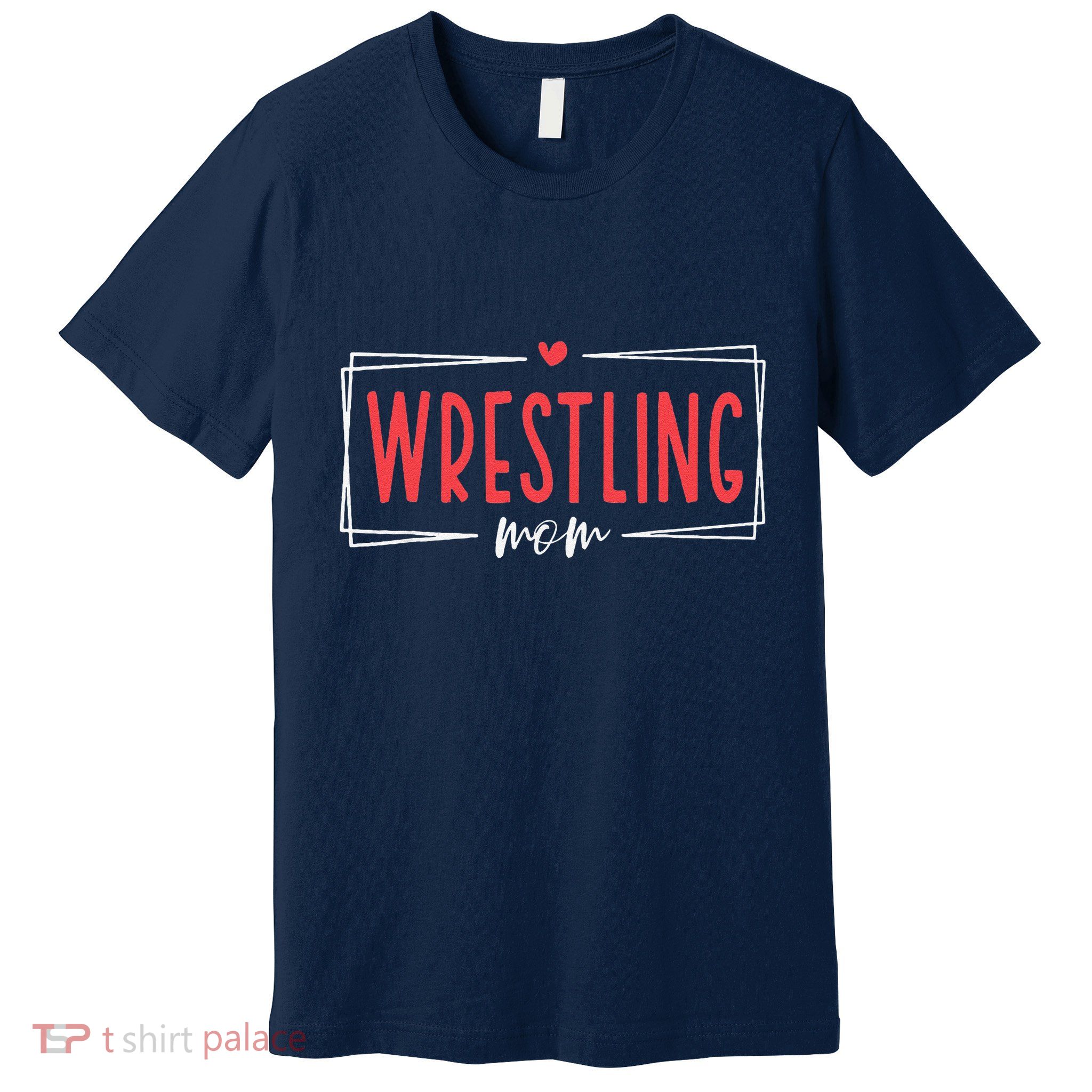 Women Wrestling Mom Funny Wrestle Wrestler Mothers Day Premium T-Shirt
