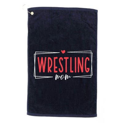 Women Wrestling Mom Funny Wrestle Wrestler Mothers Day Golf Towel