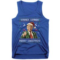 Winner Winner Merry Christmas Trump Santa Ugly Xmas Gift Tank Top