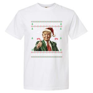 Winner Winner Merry Christmas Trump Santa Ugly Xmas Gift Garment-Dyed Heavyweight T-Shirt