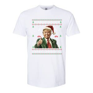 Winner Winner Merry Christmas Trump Santa Ugly Xmas Gift Softstyle CVC T-Shirt