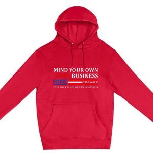 Walz Waltz Mind Your Own Damn Business Harris Waltz Premium Pullover Hoodie