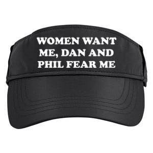 Women Want Me Dan And Phil Fear Me Adult Drive Performance Visor