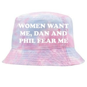 Women Want Me Dan And Phil Fear Me Tie-Dyed Bucket Hat