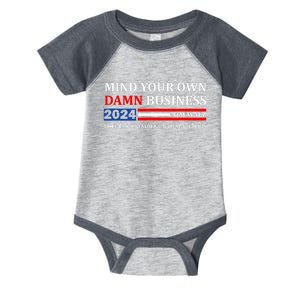 Walz Waltz Mind Your Own Damn Business Harris Waltz Infant Baby Jersey Bodysuit