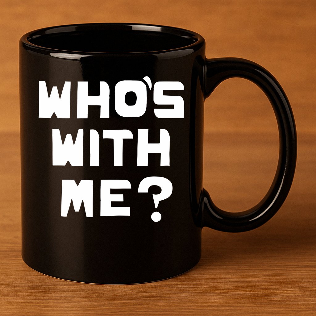 WhoS With Me W. Kamau Bell 11oz C Handle Ceramic Mug