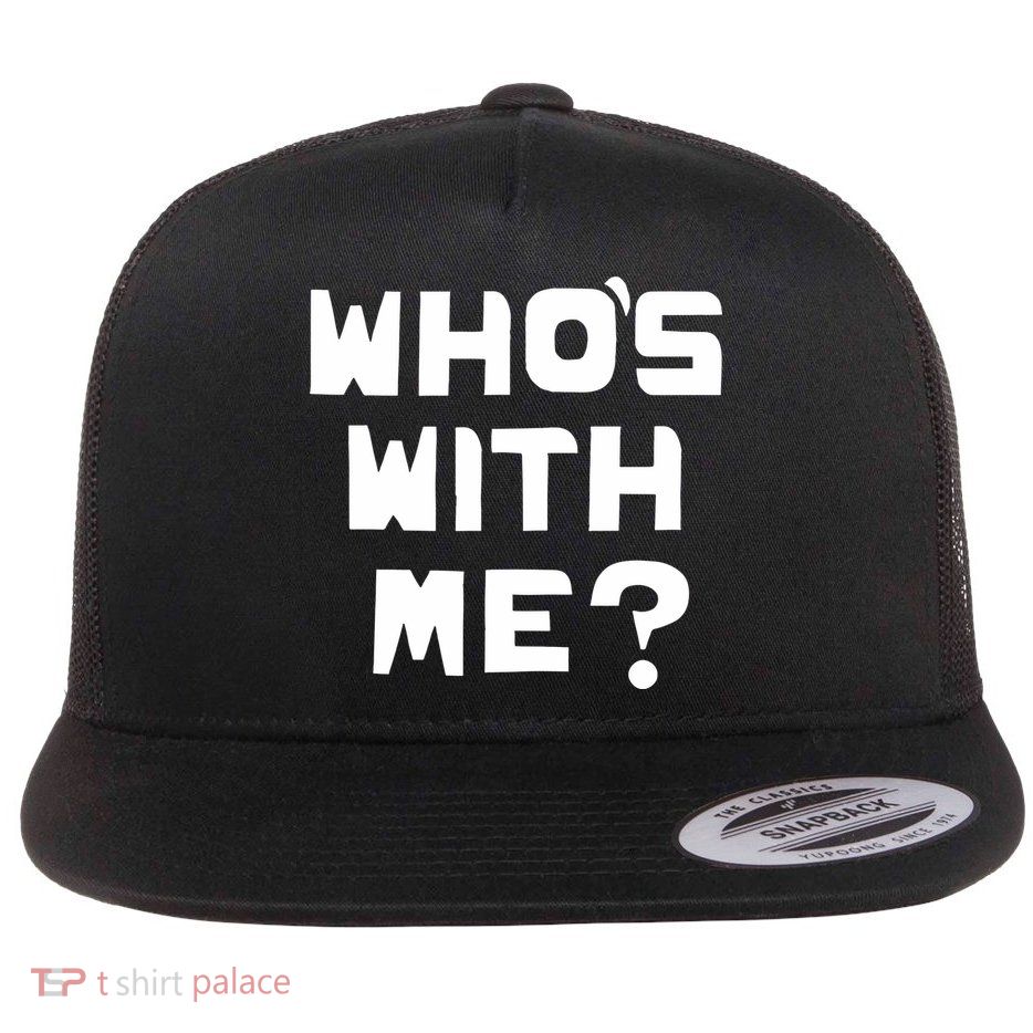 WhoS With Me W. Kamau Bell Flat Bill Trucker Hat