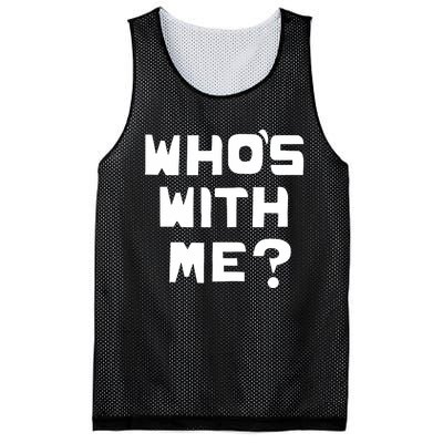 WhoS With Me W. Kamau Bell Mesh Reversible Basketball Jersey Tank