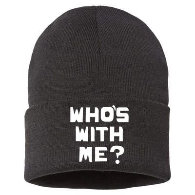 WhoS With Me W. Kamau Bell Sustainable Knit Beanie