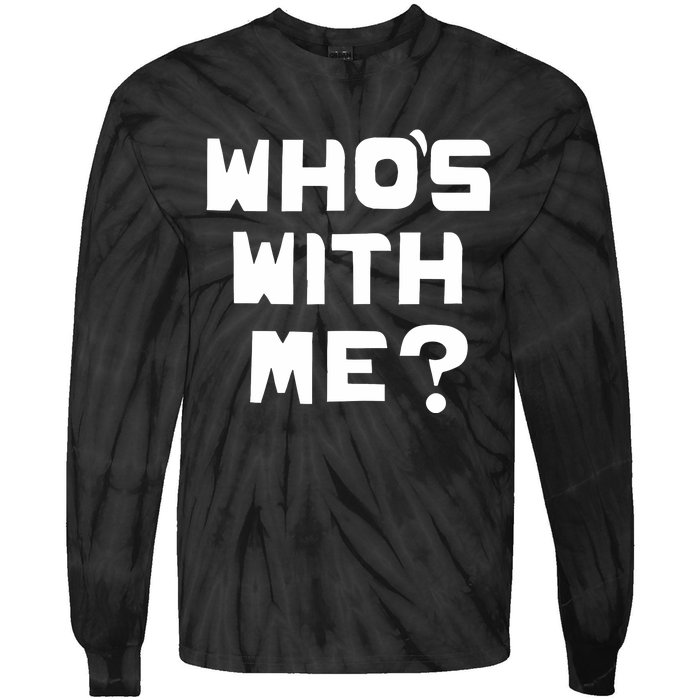 WhoS With Me W. Kamau Bell Tie-Dye Long Sleeve Shirt