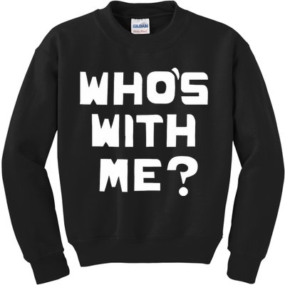 WhoS With Me W. Kamau Bell Kids Sweatshirt