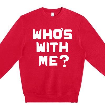 WhoS With Me W. Kamau Bell Premium Crewneck Sweatshirt