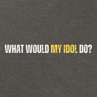WHAT WOULD MY IDOL DO? Cotton Canvas Backpack