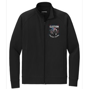 We Will Make This Election Too Big To Rig Trump Stretch Full-Zip Cadet Jacket