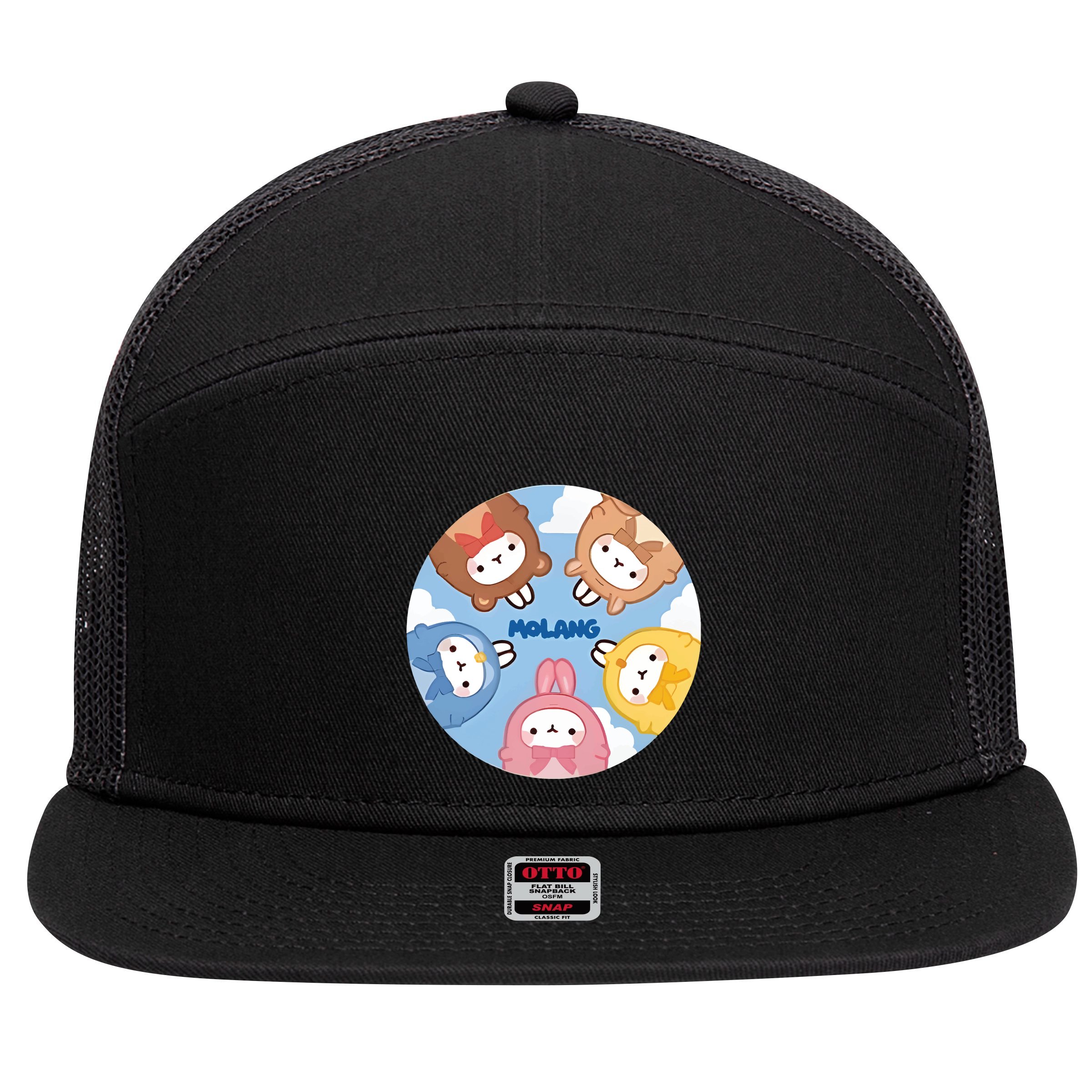 Wari Wari Molang 7 Panel Mesh Trucker Snapback Hat