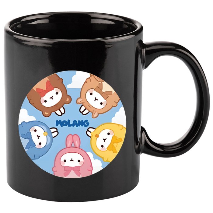 Wari Wari Molang 11oz C Handle Ceramic Mug