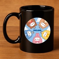 Wari Wari Molang 11oz C Handle Ceramic Mug