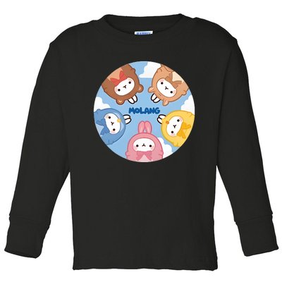 Wari Wari Molang Toddler Long Sleeve Shirt