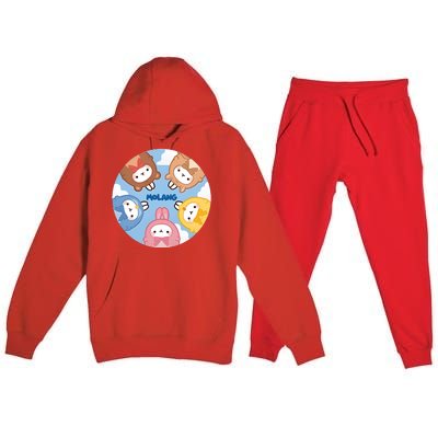 Wari Wari Molang Premium Hooded Sweatsuit Set