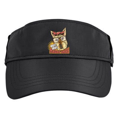 Wuff Wuff Madafakas Funny Dog Adult Drive Performance Visor