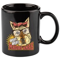 Wuff Wuff Madafakas Funny Dog 11oz C Handle Ceramic Mug