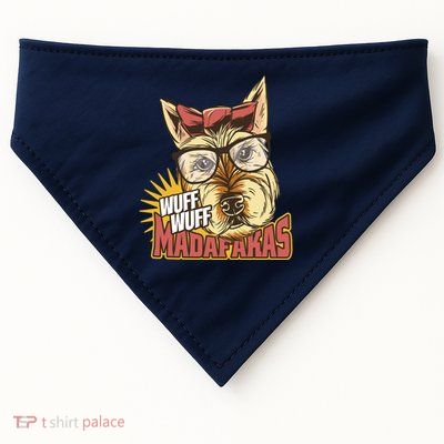 Wuff Wuff Madafakas Funny Dog USA-Made Doggie Bandana