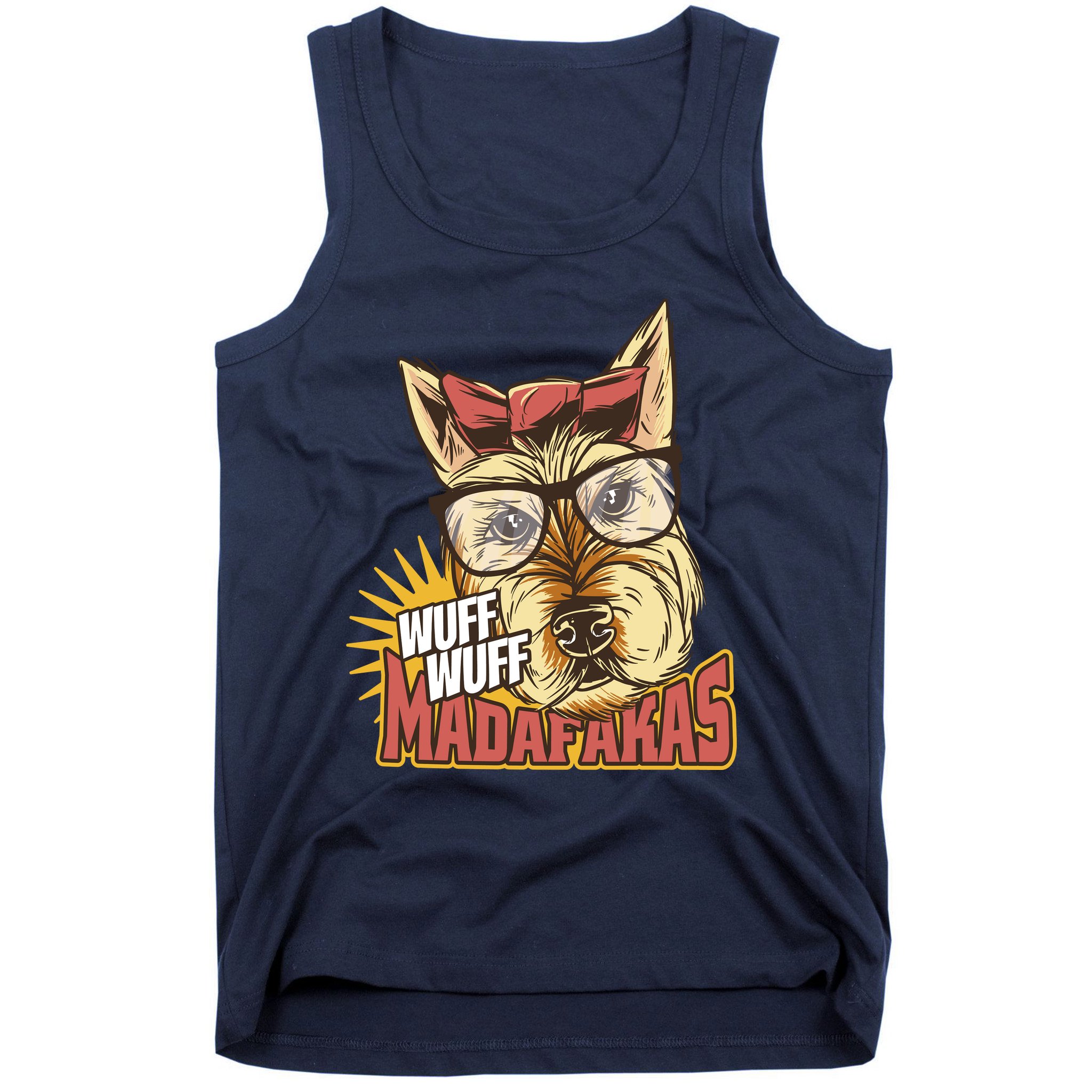 Wuff Wuff Madafakas Funny Dog Tank Top