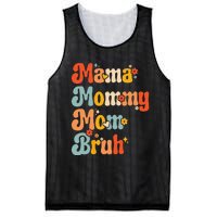 Wo Wo Mama Mommy Mom Bruh Mothers Day Vintage Funny Mother Mesh Reversible Basketball Jersey Tank