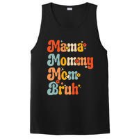 Wo Wo Mama Mommy Mom Bruh Mothers Day Vintage Funny Mother PosiCharge Competitor Tank