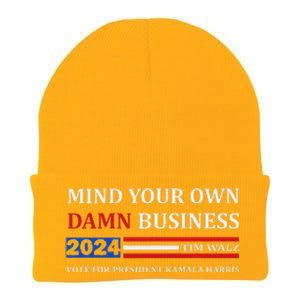 Walz Waltz Mind Your Own Damn Business Harris Waltz Knit Cap Winter Beanie