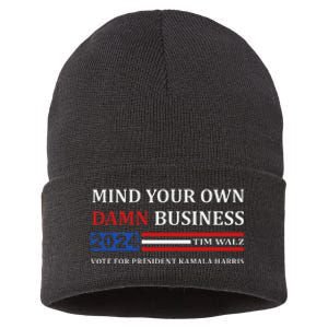 Walz Waltz Mind Your Own Damn Business Harris Waltz Sustainable Knit Beanie