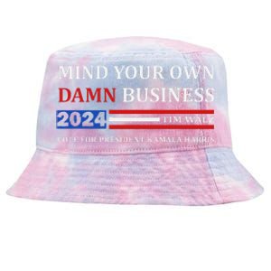 Walz Waltz Mind Your Own Damn Business Harris Waltz Tie-Dyed Bucket Hat