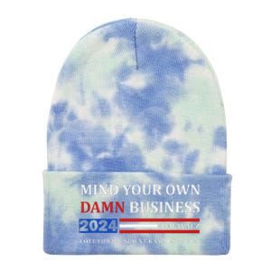 Walz Waltz Mind Your Own Damn Business Harris Waltz Tie Dye 12in Knit Beanie