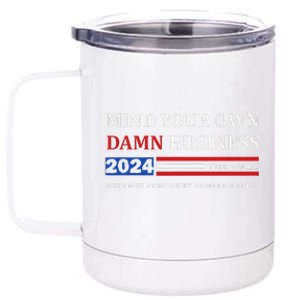 Walz Waltz Mind Your Own Damn Business Harris Waltz 12 oz Stainless Steel Tumbler Cup