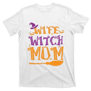 Wife Witch Mom Gifts Funny Halloween T-Shirt