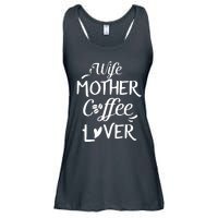 Womens Wife Mother Coffee Lover Gift For Moms Ladies Essential Flowy Tank