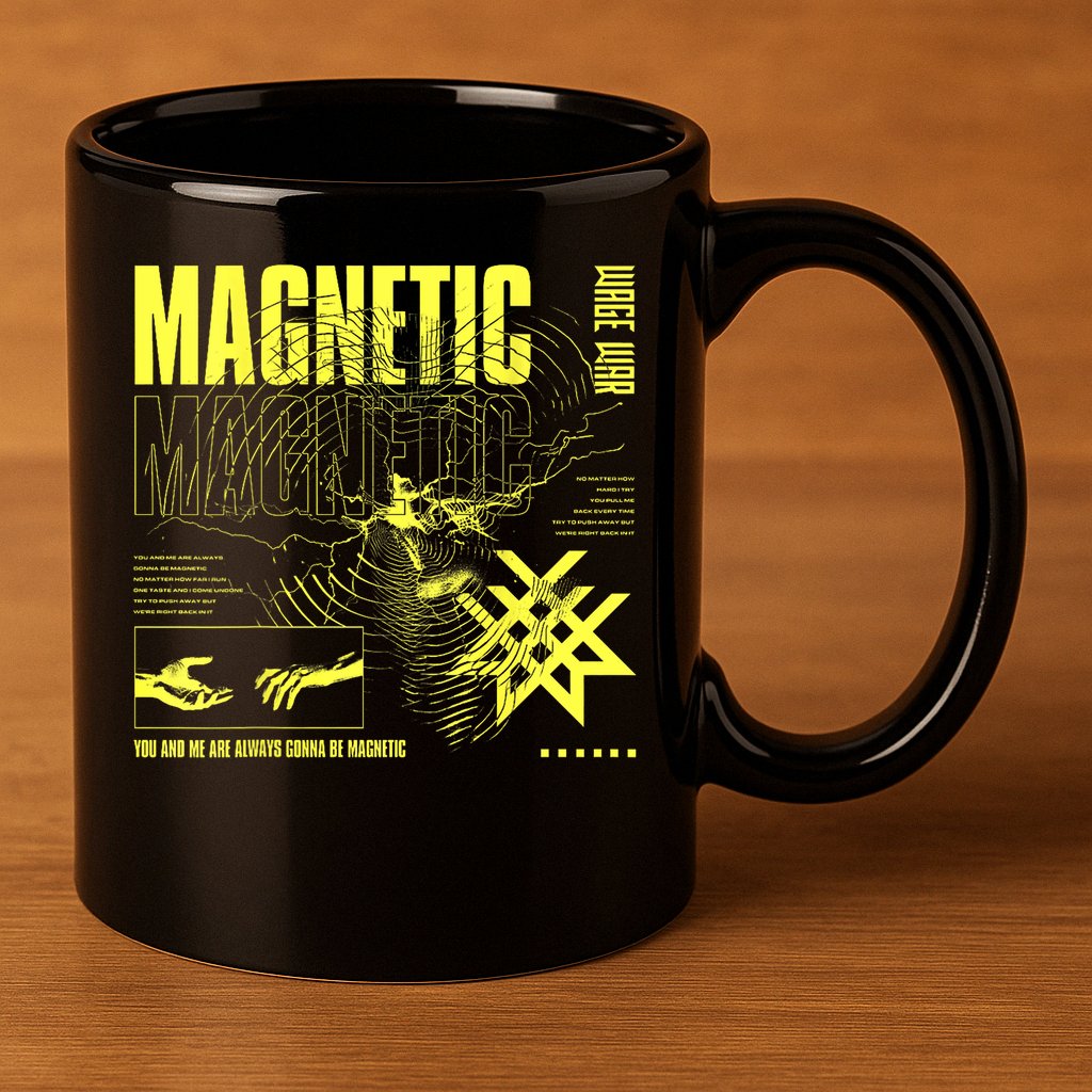 Wage War Magnetic 11oz C Handle Ceramic Mug