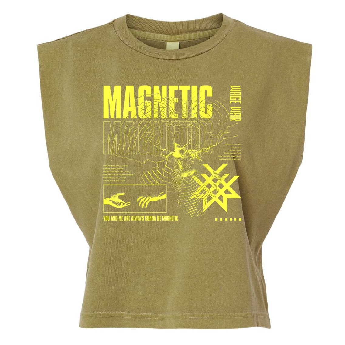 Wage War Magnetic Garment-Dyed Women's Muscle Tee