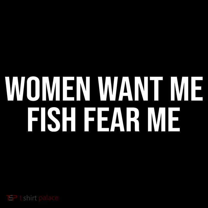 Women Want Me Fish Fear Me Funny Fishing Apron