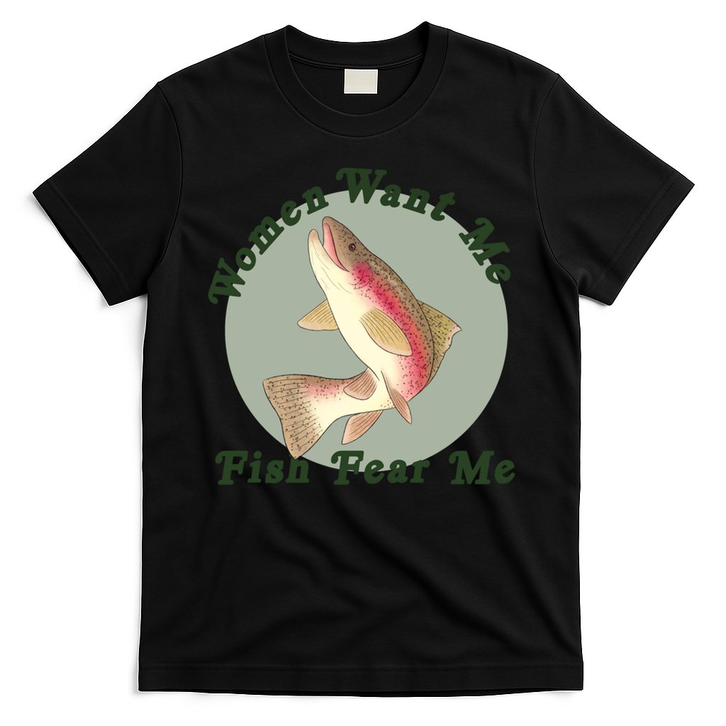 Women Want Me Fish Fear Me Active T-Shirt