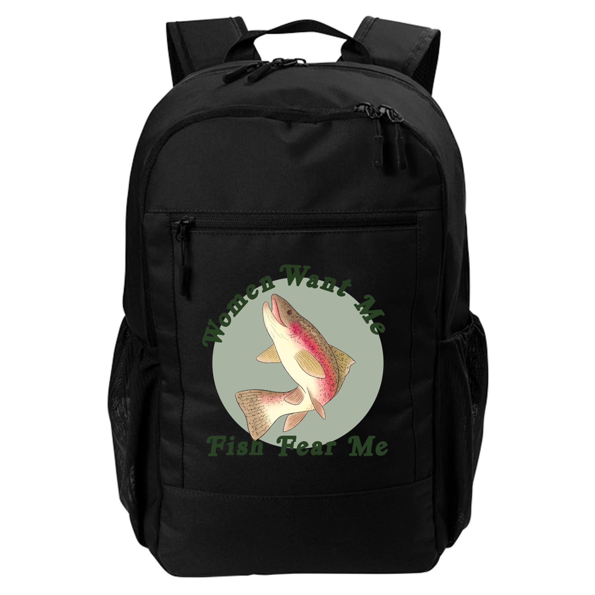 Women Want Me Fish Fear Me Active Backpack