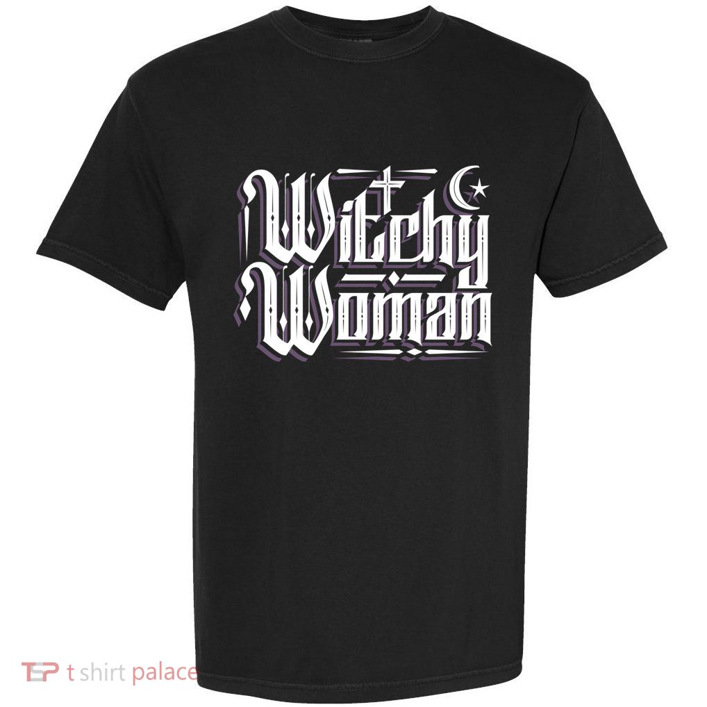 Witchy Wicca Moon Cute Gift Garment-Dyed Heavyweight T-Shirt