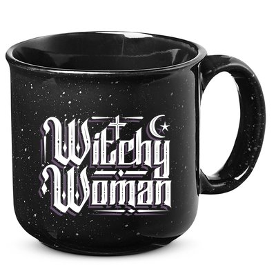 Witchy Wicca Moon Cute Gift 15oz Campfire Ceramic Mug
