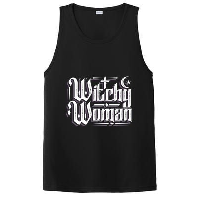 Witchy Wicca Moon Cute Gift PosiCharge Competitor Tank