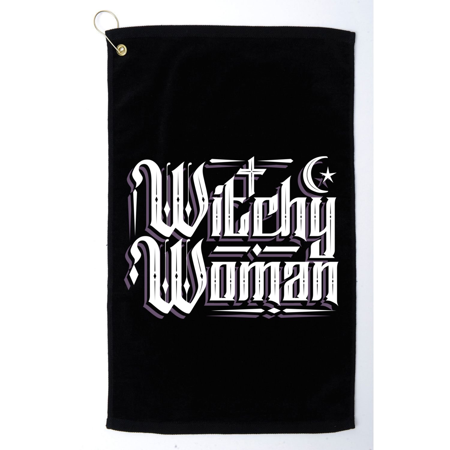 Witchy Wicca Moon Cute Gift Golf Towel