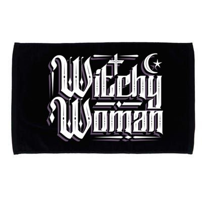 Witchy Wicca Moon Cute Gift Microfiber Hand Towel